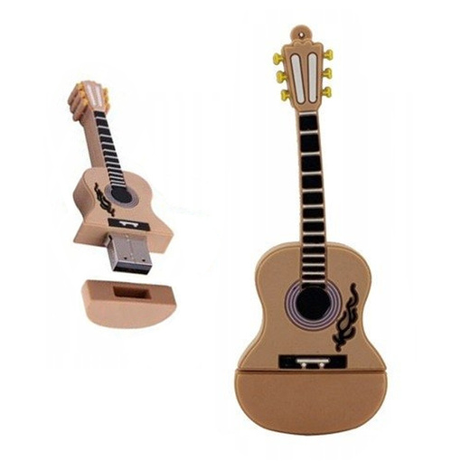 PENDRIVE USB SZYBKI FLASH DRIVE ULTRA PAMIĘĆ ZAWIESZKA PREZENT GITARA 64GB