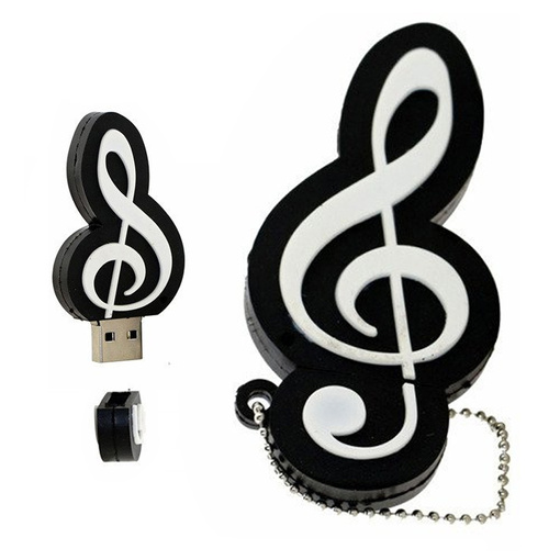 PENDRIVE USB SZYBKI FLASH DRIVE ULTRA PAMIĘĆ ZAWIESZKA KLUCZ WIOLINOWY 16GB