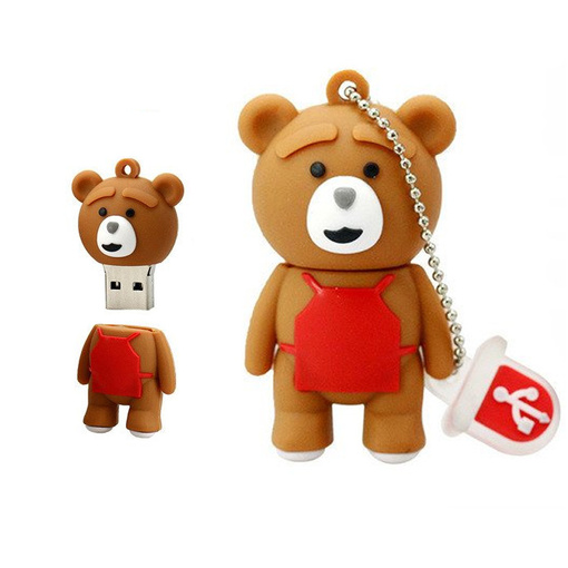 PENDRIVE USB SZYBKI FLASH DRIVE ULTRA PAMIĘĆ ZAWIESZKA PREZENT PEN TED 16GB
