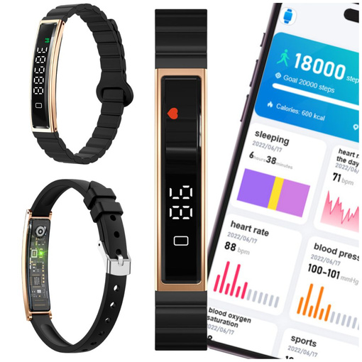 SMARTWATCH WATCH ZEGAREK SPORTOWY SMARTBAND WODOODPORNY PULSOMETR SPORT ANDROID IOS B3