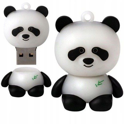 PENDRIVE USB SZYBKI FLASH DRIVE ULTRA PAMIĘĆ ZAWIESZKA PREZENT PANDA 16GB