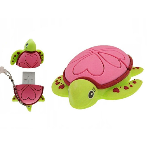 PENDRIVE USB SZYBKI FLASH DRIVE ULTRA PAMIĘĆ ZAWIESZKA PREZENT ŻÓŁW 64GB