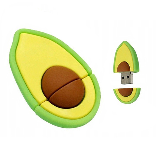 PENDRIVE USB SZYBKI FLASH DRIVE ULTRA PAMIĘĆ ZAWIESZKA PREZENT AWOKADO 16GB