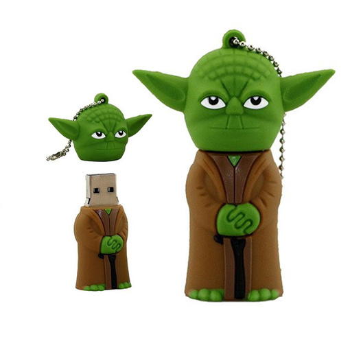 PENDRIVE USB SZYBKI FLASH DRIVE ULTRA PAMIĘĆ ZAWIESZKA POSTAĆ Z FILMU YODA 32GB