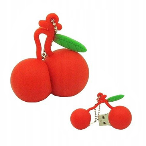 PENDRIVE USB SZYBKI FLASH DRIVE ULTRA PAMIĘĆ ZAWIESZKA PREZENT WIŚNIE 32GB