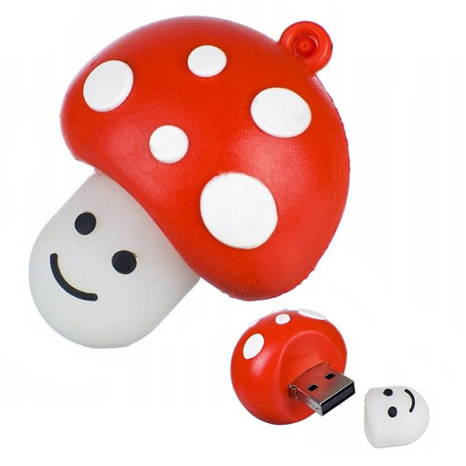 PENDRIVE USB SZYBKI FLASH DRIVE ULTRA PAMIĘĆ ZAWIESZKA PEN MUCHOMOR 64GB