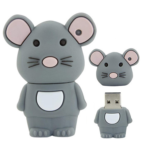 PENDRIVE USB SZYBKI FLASH DRIVE ULTRA PAMIĘĆ ZAWIESZKA PREZENT MYSZ 64GB
