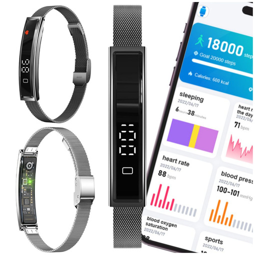 SMARTWATCH WATCH ZEGAREK SPORTOWY SMARTBAND WODOODPORNY PULSOMETR SPORT ANDROID IOS B3