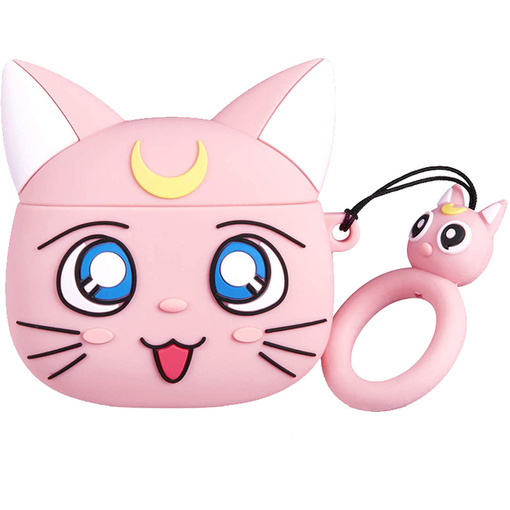 ETUI DO AIRPODS PRO POKROWIEC CASE NA SŁUCHAWKI FUTERAŁ COVER KOTEK LUNA