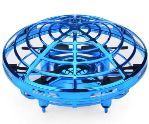 MINI DRON ZDALNIE STEROWANY UFO BEZPIECZNY DLA DZIECI LED PODCZERWIEŃ