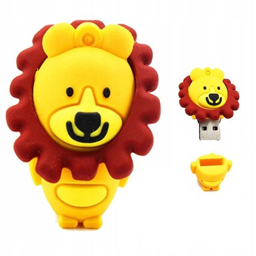 PENDRIVE USB SZYBKI FLASH DRIVE ULTRA PAMIĘĆ ZAWIESZKA PEN PREZENT LEW 64GB