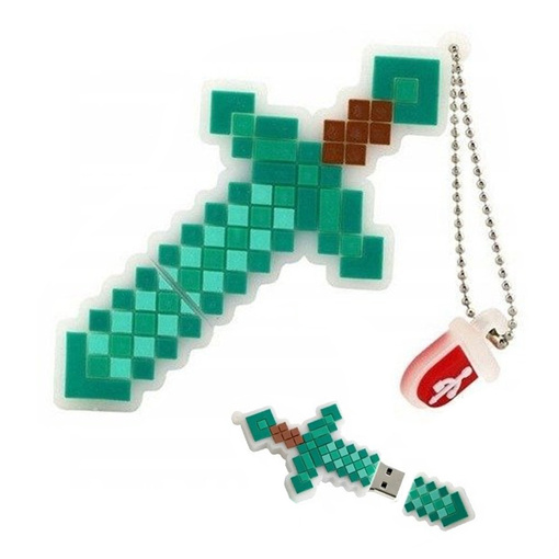 PENDRIVE USB SZYBKI FLASH DRIVE ULTRA PAMIĘĆ ZAWIESZKA PREZENT MIECZ 64GB