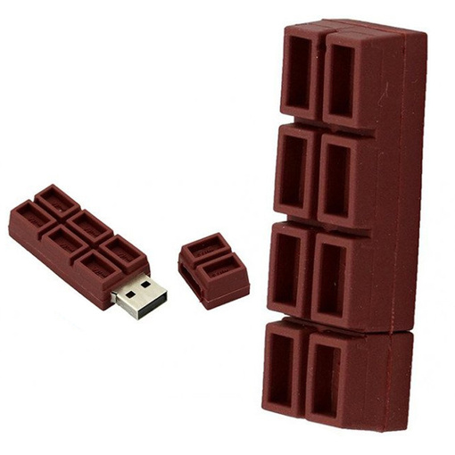 PENDRIVE USB SZYBKI FLASH DRIVE ULTRA PAMIĘĆ ZAWIESZKA PEN CZEKOLADA 8GB