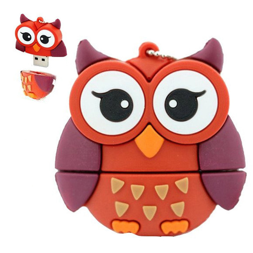 PENDRIVE USB SZYBKI FLASH DRIVE ULTRA PAMIĘĆ ZAWIESZKA PREZENT SOWA 32GB