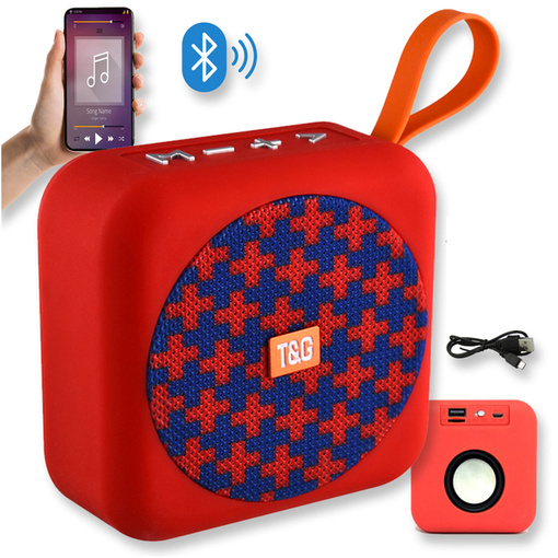 GŁOŚNIK BLUETOOTH BEZPRZEWODOWY PRZENOŚNY MOBILNY FM BOOMBOX BT USB RADIO TG505