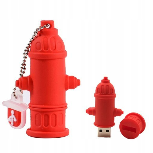 PENDRIVE USB SZYBKI FLASH DRIVE ULTRA PAMIĘĆ ZAWIESZKA PREZENT HYDRANT 64GB