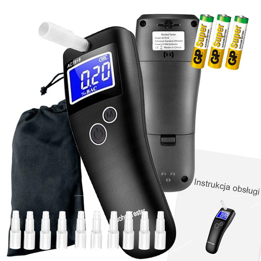 ALKOMAT ACT618 LCD Cyfrowy Profesjonalny