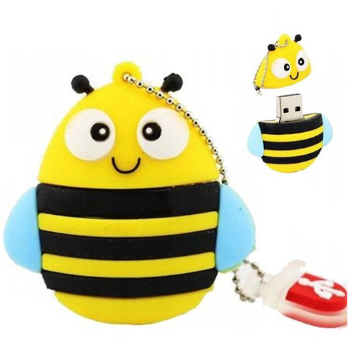 PENDRIVE USB SZYBKI FLASH DRIVE ULTRA PAMIĘĆ ZAWIESZKA PEN PSZCZOŁA 32GB