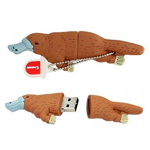 PENDRIVE USB SZYBKI FLASH DRIVE ULTRA PAMIĘĆ ZAWIESZKA PREZENT BÓBR 16GB