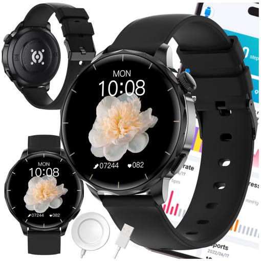 SMARTWATCH ZEGAREK WATCH MENU PL DAMSKI MĘSKI ROZMOWY SPORT POLSKIE PULS HD X2MINI