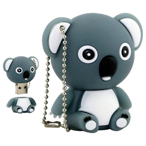 PENDRIVE USB SZYBKI FLASH DRIVE ULTRA PAMIĘĆ ZAWIESZKA PREZENT PEN MIŚ 64GB