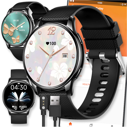 SMARTWATCH ZEGAREK WATCH DAMSKI ROZMOWY MENU POLSKIE PULS OKRĄGŁY SPORT PL Y11