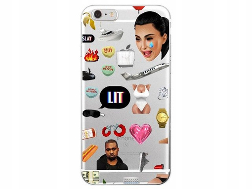 Etui Case Silikon iPhone 6 6s Kim Kardashian