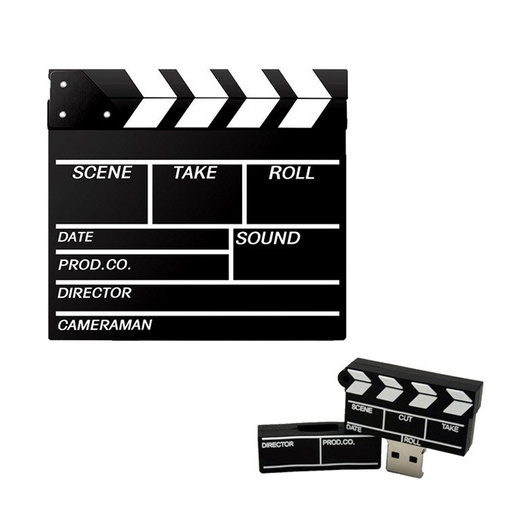 PENDRIVE USB SZYBKI FLASH DRIVE ULTRA PAMIĘĆ ZAWIESZKA KLAPS FILMOWY 16GB