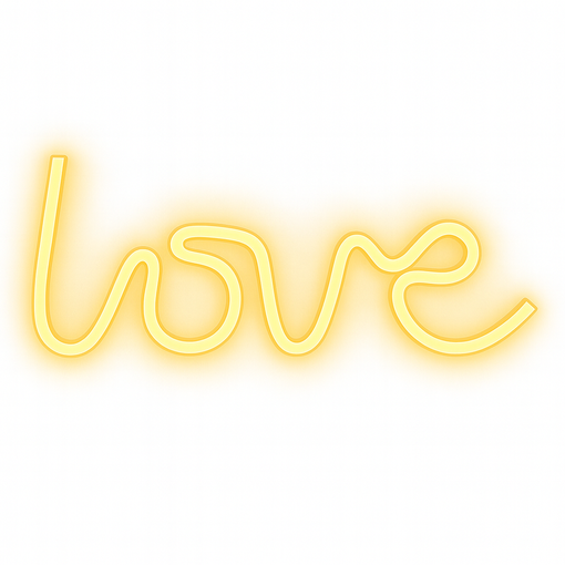 NEON LED NA ŚCIANĘ LAMPA USB NOCNA LOVE CIEPŁY DEKORACJA DO POKOJU OZDOBA