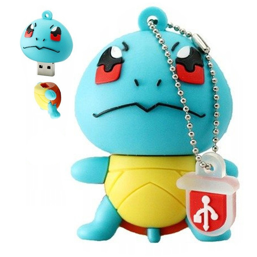 PENDRIVE USB SZYBKI FLASH DRIVE ULTRA PAMIĘĆ ZAWIESZKA PEN SQUIRTLE 32GB