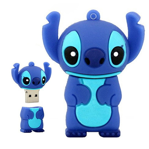 PENDRIVE USB SZYBKI FLASH DRIVE ULTRA PAMIĘĆ ZAWIESZKA PREZENT STITCH 32GB